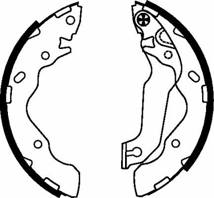 Тормозные колодки Nisshinbo. Артикул NS6008