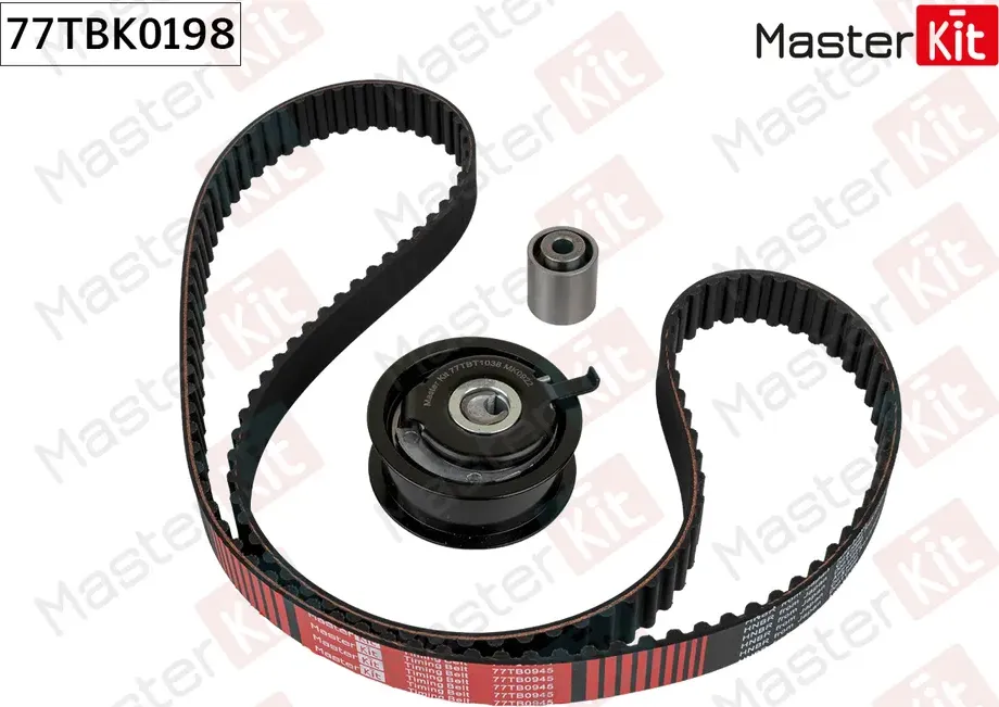 77TBK0198 Комплект ремня ГРМ Audi A4 (8D5  B5) 1994 - 2001 (Master KIT). Артикул 77tbk0198