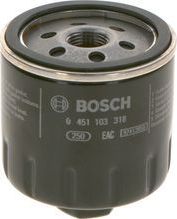 Масляный фильтр Bosch для Skoda Fabia II 2007-2014. Артикул 0 451 103 318
