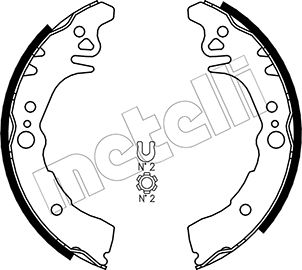 Тормозные колодки Metelli. Артикул 53-0436