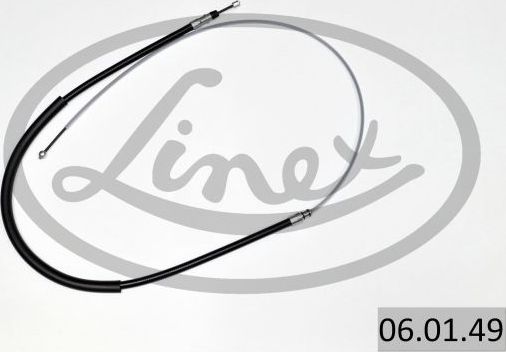 Трос ручника (тросик ручного тормоза) Linex. Артикул 06.01.49