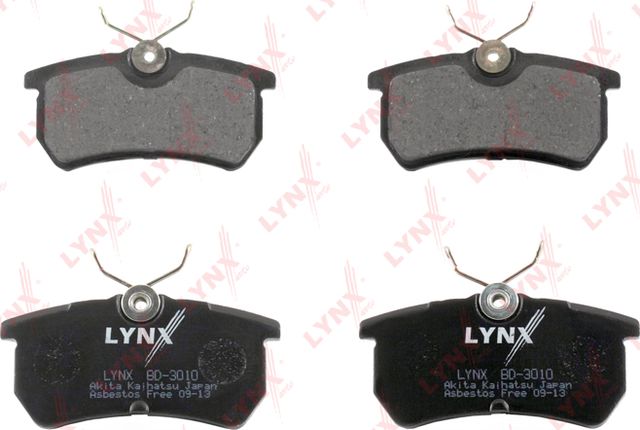 Тормозные колодки LYNXauto. Артикул BD-3010