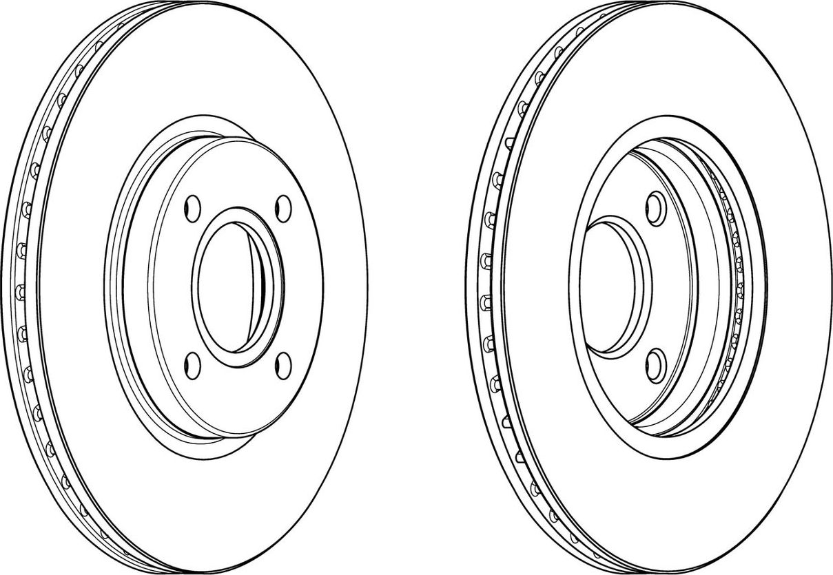 Тормозной диск Ferodo Premier. Артикул DDF2461C