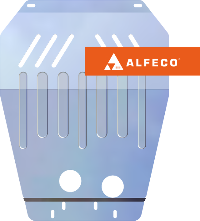 Защита алюминиевая Alfeco для картера и КПП Opel Omega В 1994-2004. Артикул ALF.16.56 AL4