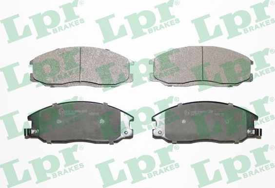 Тормозные колодки LPR передние для SsangYong Rexton I 2002-2007. Артикул 05P860