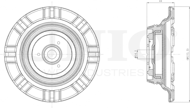 Опора амортизационной стойки (Unio). Артикул RMP-13078