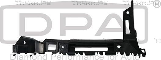 Кронштейн бампера DPA правый для Volkswagen Transporter T6 2015-2026. Артикул 88071827702