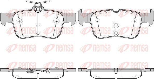 Тормозные колодки Remsa. Артикул 1551.42