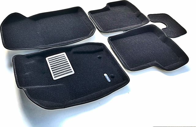 Коврики текстильные Euromat 3D Lux для салона Renault Duster I 2010-2015 ЧЕРНЫЕ. Артикул EM3D-004200