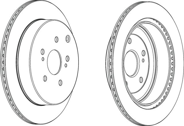Тормозной диск Ferodo Premier задний для Suzuki Grand Vitara III 2005-2015. Артикул DDF2072C