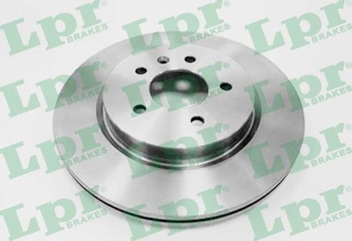 Тормозной диск LPR задний для Opel Zafira C 2011-2019. Артикул O1042V