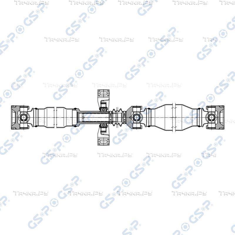 Карданный вал GSP. Артикул PS901828
