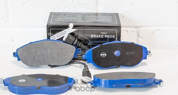 КОЛОДКИ ТОРМОЗНЫЕ ПЕРЕДНИЕ (Vite). Артикул VBS1918PS