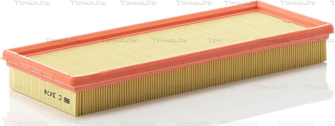 Воздушный фильтр Mann-Filter для Volkswagen Karmann-Ghia I (Type 14) 1970-1974. Артикул C 3474