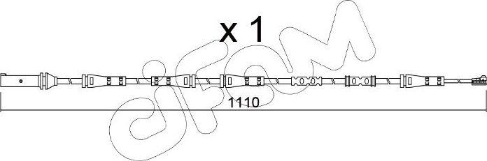 Датчик износа тормозных колодок  Metelli. Артикул SU.368