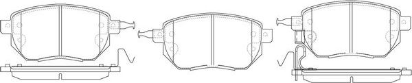 Тормозные колодки FIT. Артикул FP0969