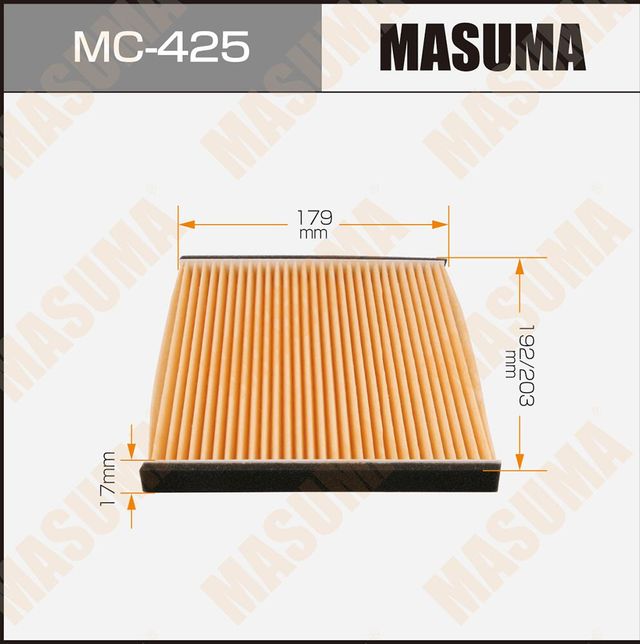 Салонный фильтр Masuma для Mitsubishi Colt VI (Z20/Z30) 2004-2012. Артикул MC-425