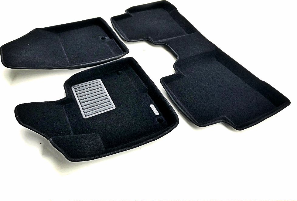 Коврики текстильные Euromat 3D Business для салона Hyundai Grand Santa Fe III 2013-2018. Артикул EMC3D-002700