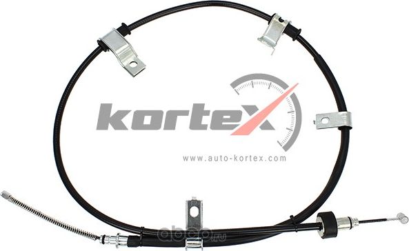 Трос ручного тормоза R (Kortex). Артикул KBC077