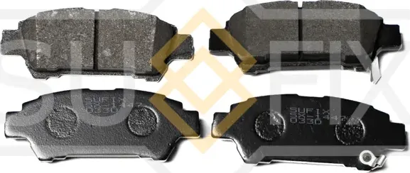 Колодки тормозные дисковые | зад прав/лев | (Sufix). Артикул SX-1447