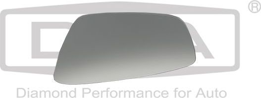 Зеркальное стекло бокового зеркала DPA (алюминий) левое для SEAT Mii 2011-2019. Артикул 88571229602