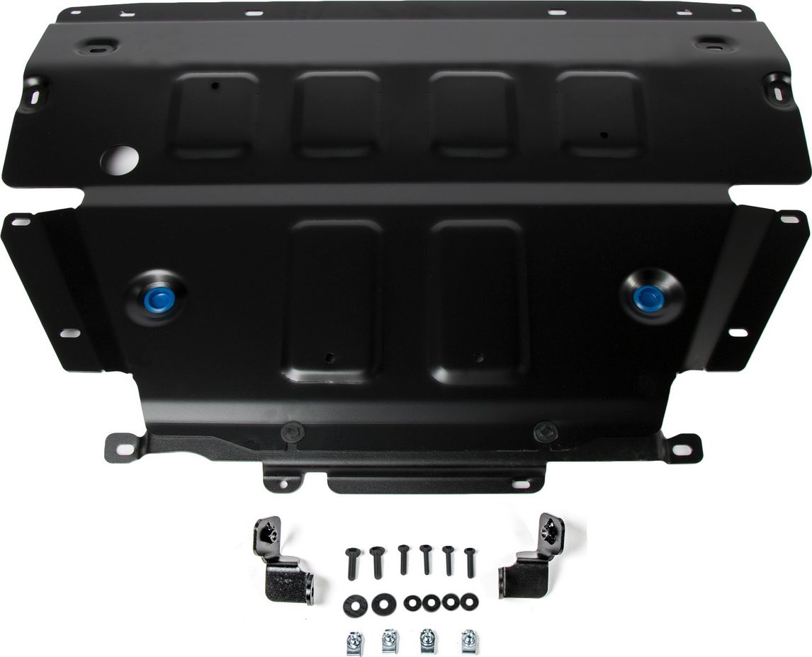 Защита алюминиевая Rival для картера Rival (черная) для Lamborghini Urus 2017-2026. Артикул 333.2904.1