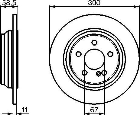 Тормозной диск Bosch. Артикул 0 986 478 472
