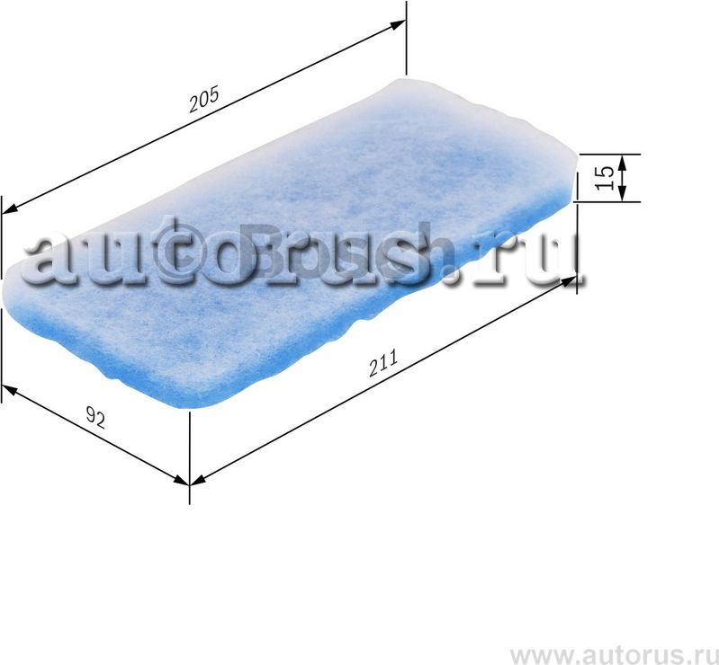 Фильтр салона BOSCH 1987435047 M5047 ФИЛЬТР САЛОНА M5047. Артикул 1987435047
