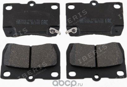 КОЛОДКИ ТОРМ.ЗАД., К-Т TOYOTA CROWN XIII _S20_, (Iberis). Артикул IB153236