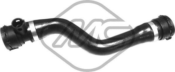 Патрубок радиатора (системы охлаждения) Metalcaucho. Артикул 09862