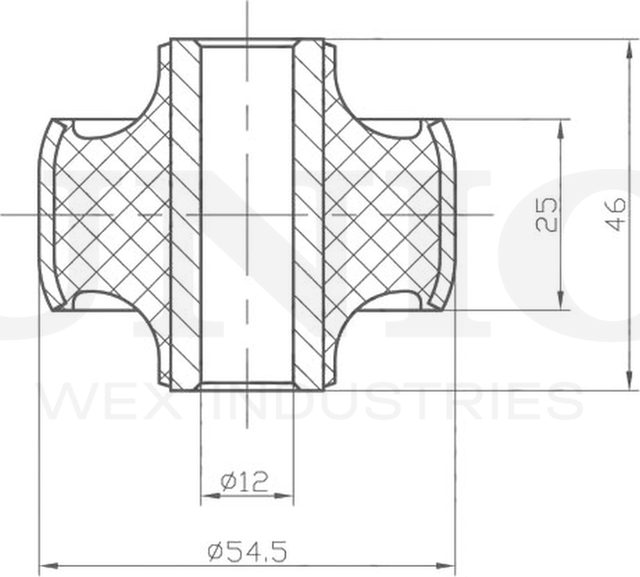 Сайлентблок рычага подвески (Unio). Артикул RMP-20536