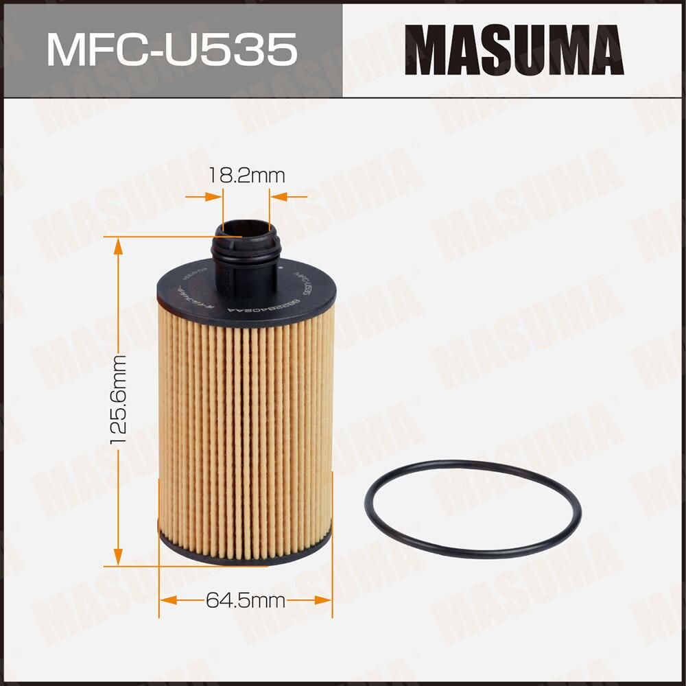 Фильтр масляный (вставка) (MFC-U535) MASUMA. Артикул MFCU535