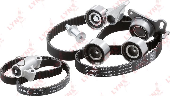 Ремень ГРМ с роликами (комплект) LYNXauto. Артикул PK-1338