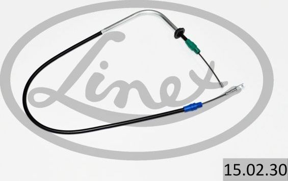 Трос ручника (тросик ручного тормоза) Linex. Артикул 15.02.30