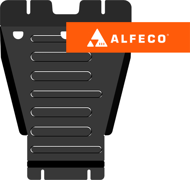 Защита Alfeco для КПП Sollers SF1 2025-2026. Артикул ALF.62.10