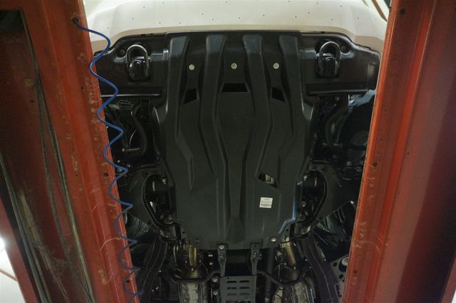 Защита композитная АВС-Дизайн для картера и радиатора Lexus LX 570 2008-2026. Артикул 24.22k