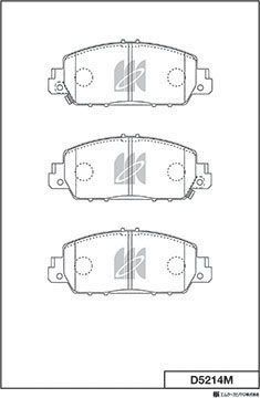 Тормозные колодки MK Kashiyama передние для Caterham Seven 2005-2024. Артикул D5214M