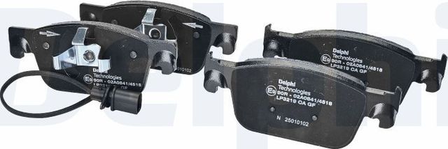 Тормозные колодки Delphi (Low-Metallic). Артикул LP3219