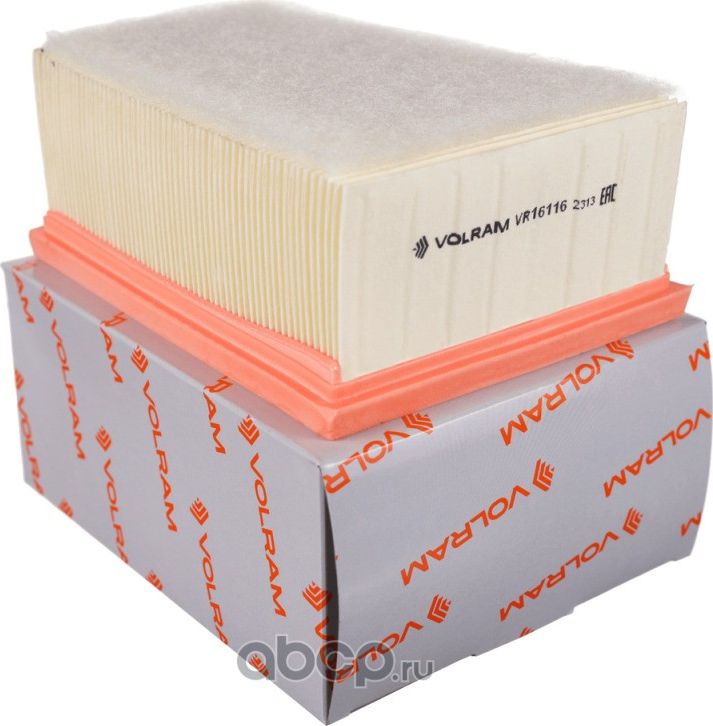 ФИЛЬТР ВОЗДУШНЫЙ ДЛЯ А/М LADA LARGUS 1.6 16V (12-) RENAULT LOGAN 1.6 16V (05-) (Volram). Артикул VR16116