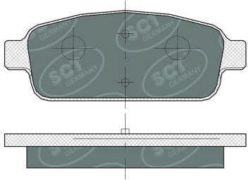 Тормозные колодки SCT-Germany. Артикул SP 360 PR