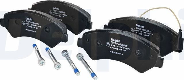 Тормозные колодки Delphi (Low-Metallic). Артикул LP1993