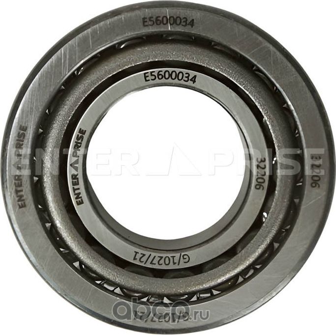 Подшипник 32206 30x62x21,3 ступицы DAF, MAN, MB наружный (Enterprise). Артикул E5600034