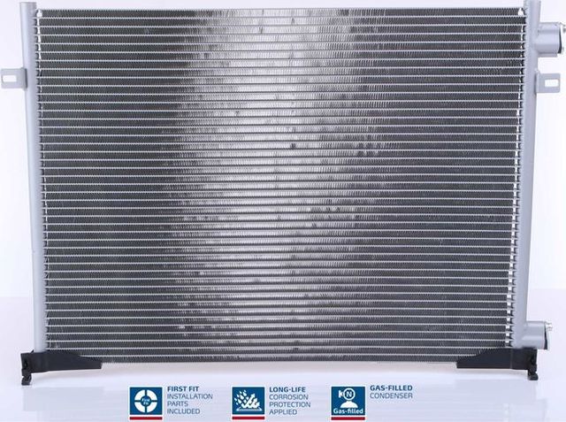 Радиатор кондиционера (конденсатор) Nissens (алюминий) для Renault Trafic II 2006-2014. Артикул 940109