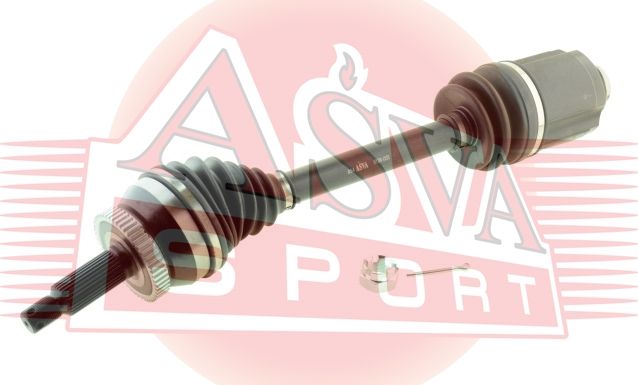 Полуось (привод в сборе, приводной вал) Asva. Артикул HYDR-IX55