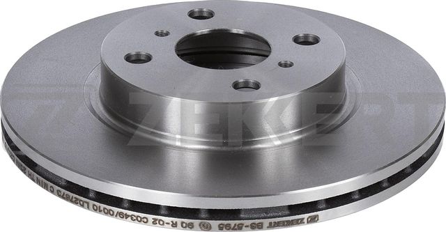 Тормозной диск Zekkert передний для Toyota Corolla E110 1997-2001. Артикул BS-5795