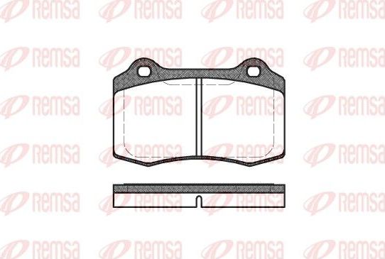 Тормозные колодки Remsa. Артикул 0434.30