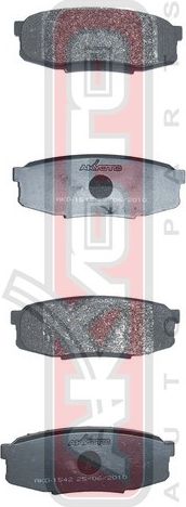Тормозные колодки Akyoto Packing AKYOTO задние для Lexus LX 570 2007-2026. Артикул AKD-1542
