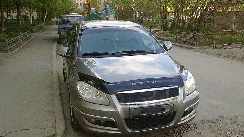 Дефлектор Vip-Tuning для капота Chery M11 2010-2015. Артикул CR03