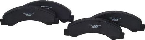 Тормозные колодки Zentparts. Артикул Z07576