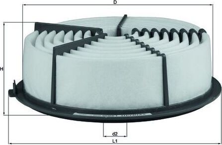 Воздушный фильтр Mahle для Isuzu Trooper I 1987-1991. Артикул LX 835